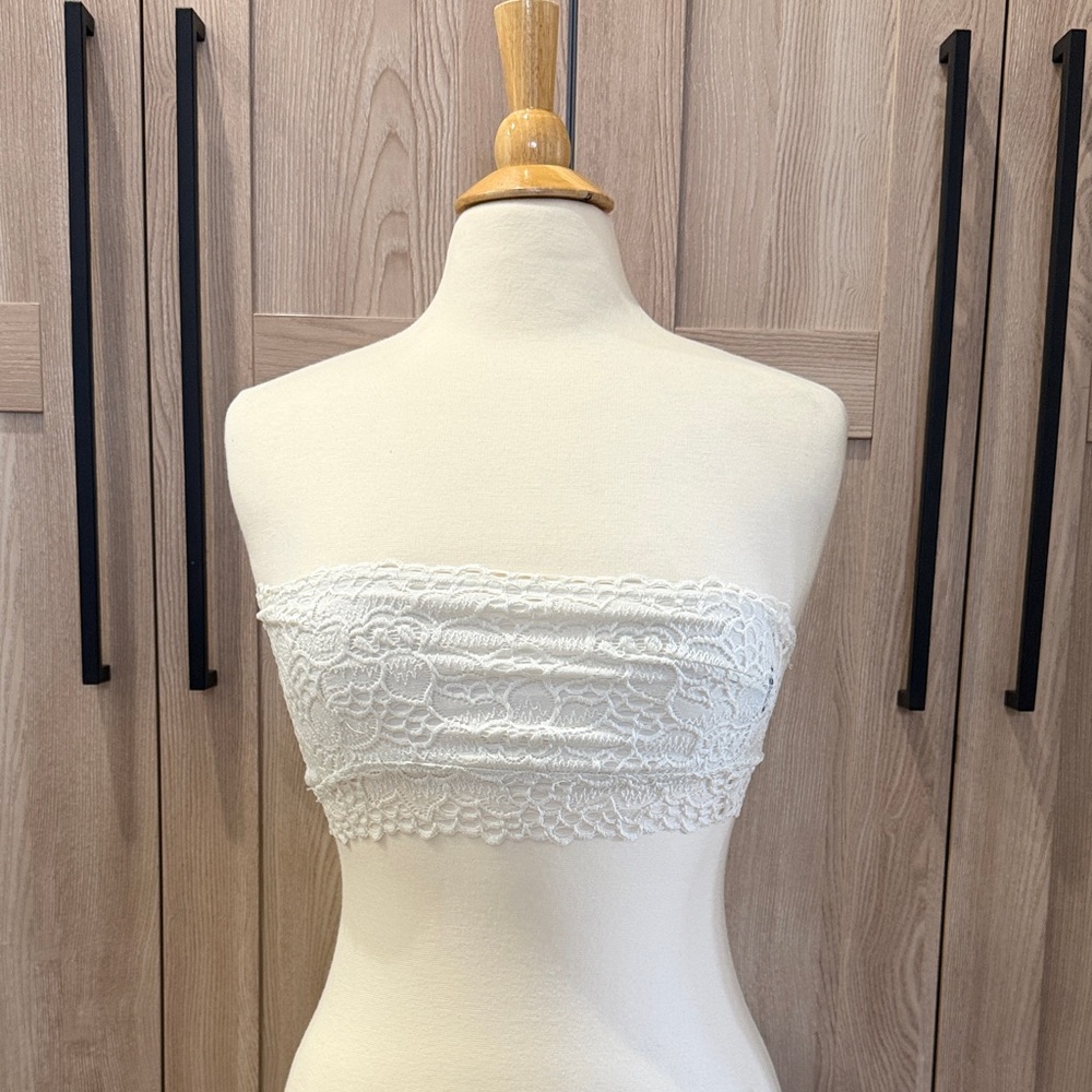 Aerie Cream Lace Bandeau